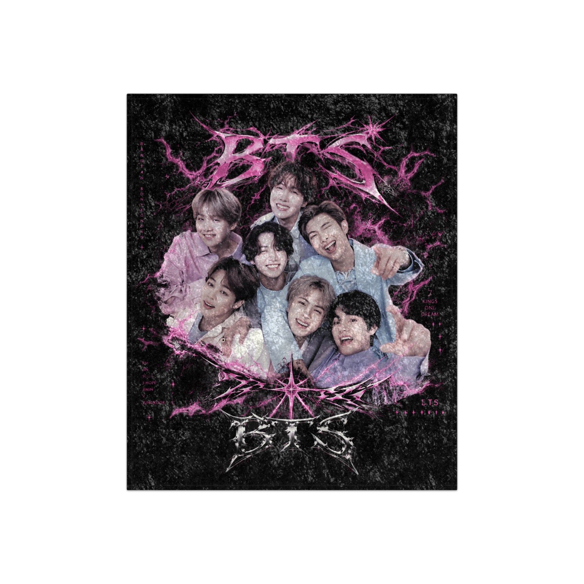Puffstar x BTS Velvet Blanket