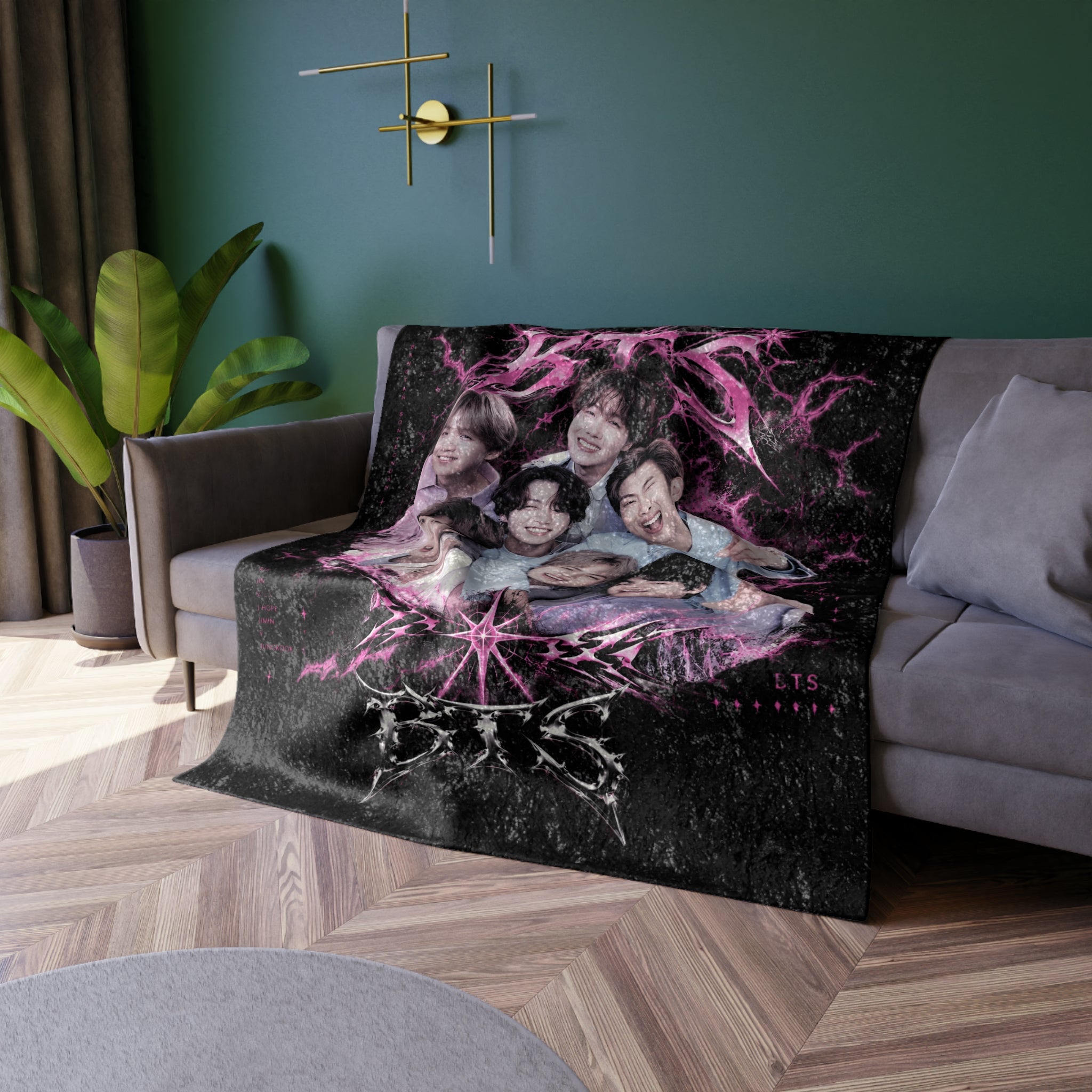 Puffstar x BTS Velvet Blanket