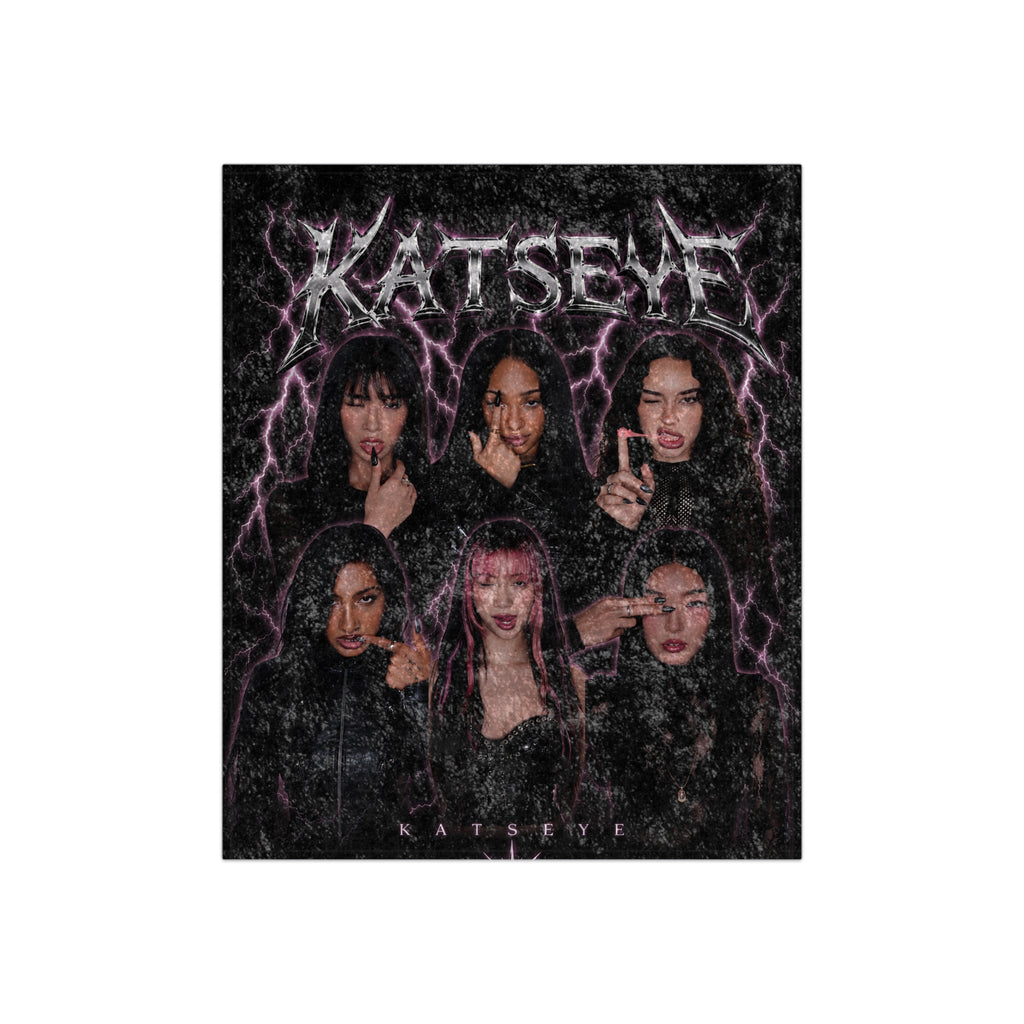 Puffstar x katseye Velvet Blanket