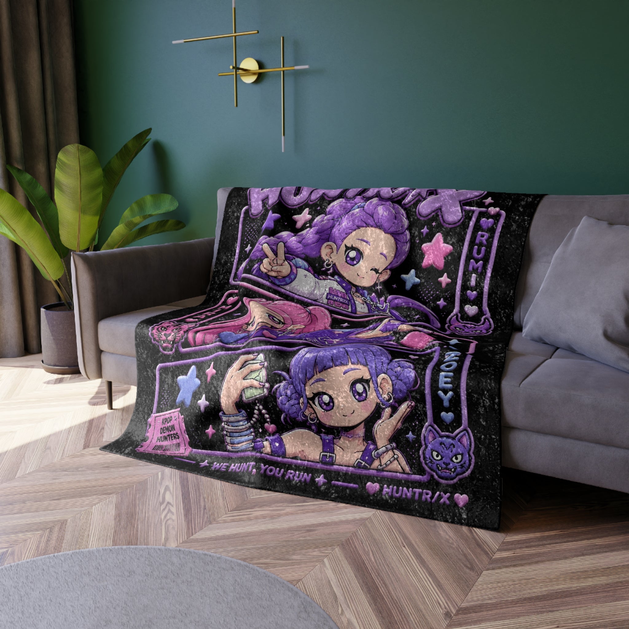 HUNTR/X Velvet Blanket