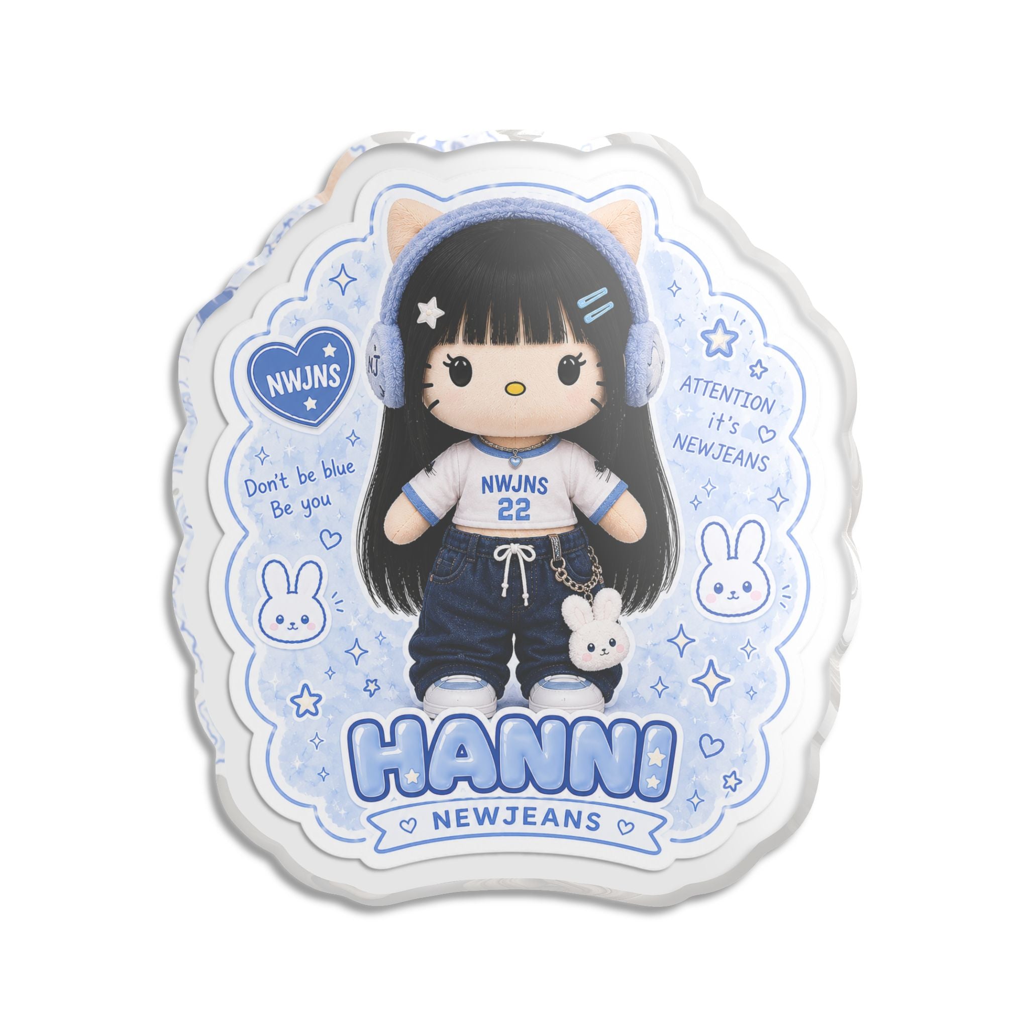 Puffstar x NewJeans acrylic statue