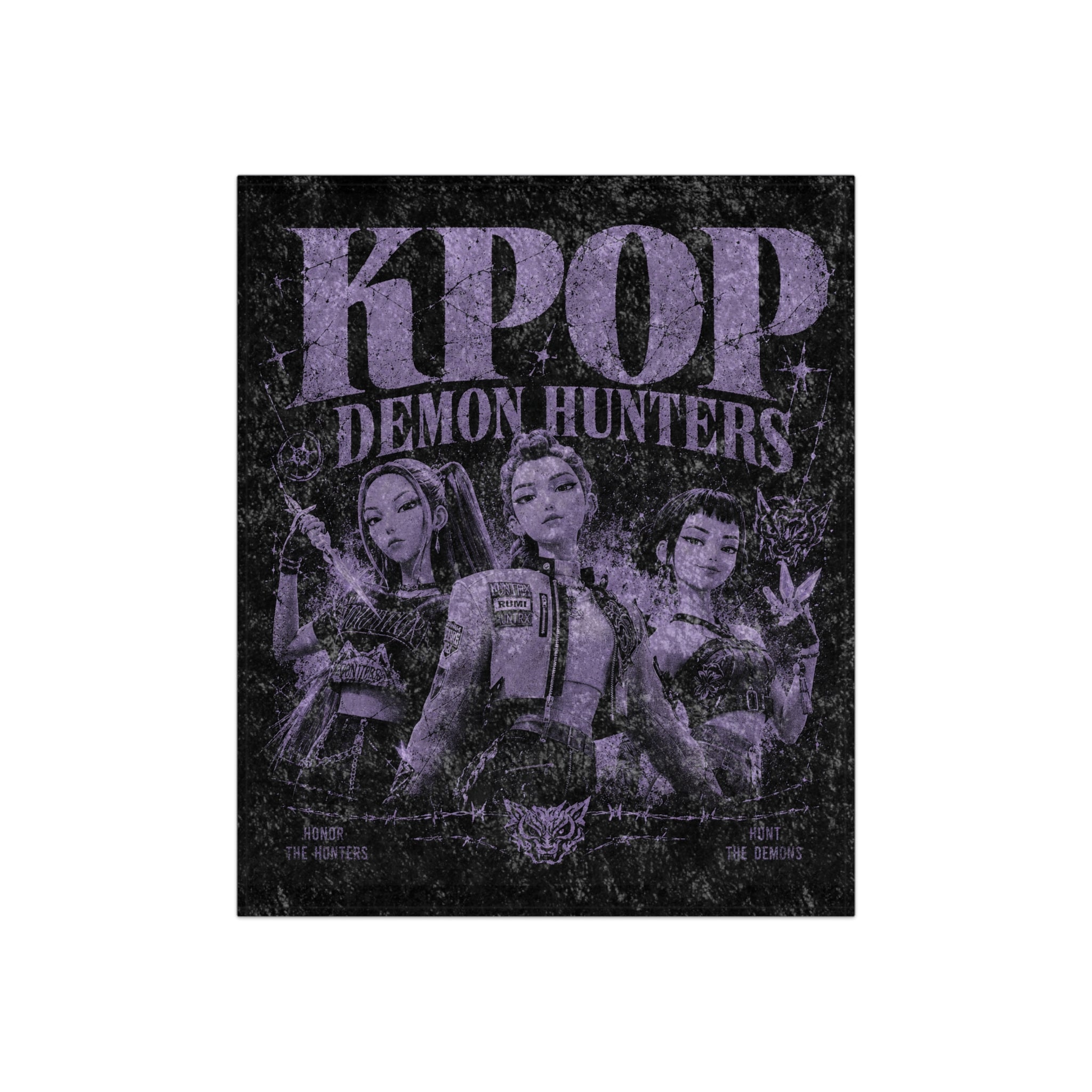 KPOP Demon Hunters Velvet Plush Blanket